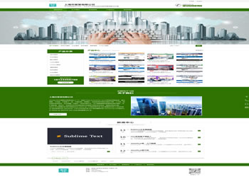 奥斯汀洛杉矶网站设计-自适应网站模板509F(绿色版)